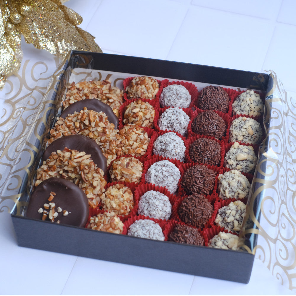 Caja Dorada Cuadrada